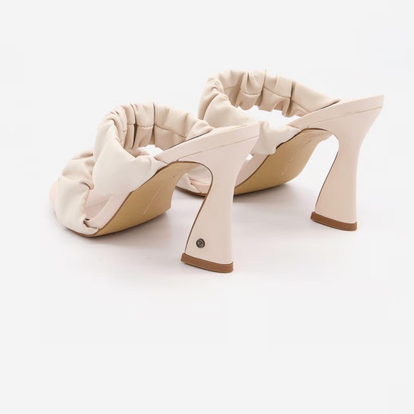 French Connection Ruffled Cream Heels - Picture 4 of 16
